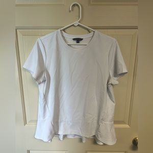 Banana Republic - White Peplum Blouse - Size M